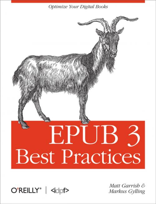 Cover of the book EPUB 3 Best Practices by Matt Garrish, Markus Gylling, O'Reilly Media
