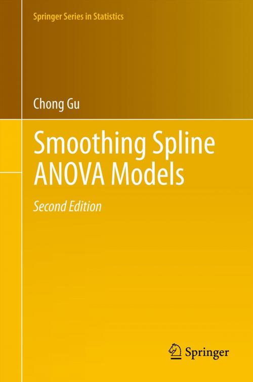 Cover of the book Smoothing Spline ANOVA Models by Chong Gu, Springer New York