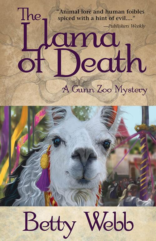 Cover of the book The Llama of Death by Betty Webb, Sourcebooks