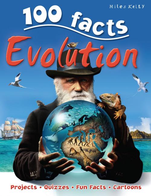Cover of the book 100 Facts Evolution by Sally Morgan, Miles Kelly Publishing