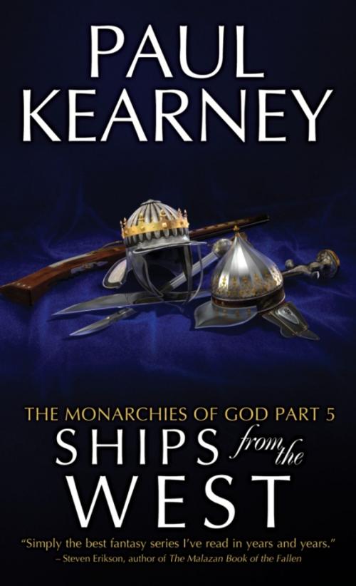 Cover of the book Ships From The West by Paul Kearney, Rebellion Publishing Ltd