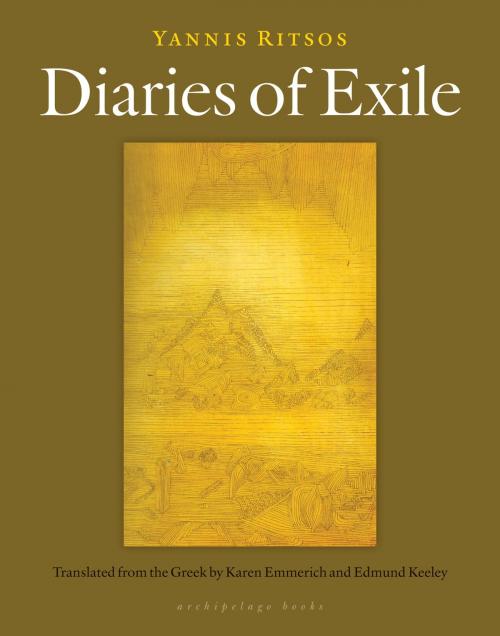 Cover of the book Diaries of Exile by Yannis Ritsos, Steerforth Press