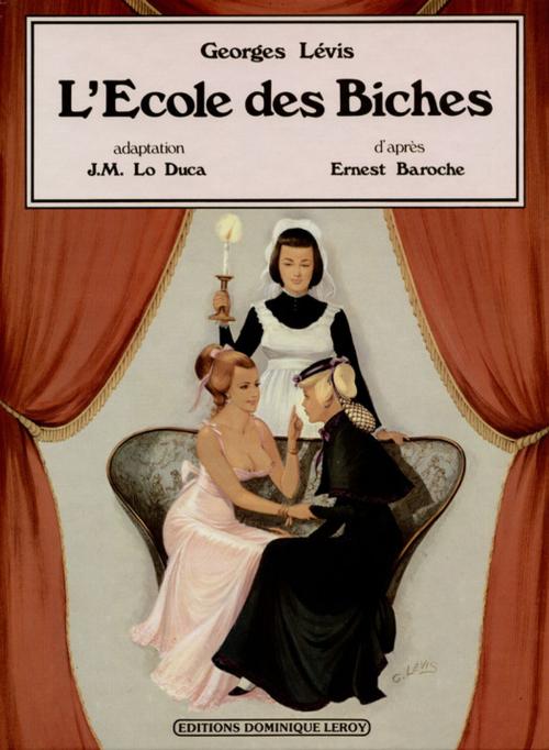 Cover of the book L'École des Biches en BD by J.-M. Lo Duca, Ernest Baroche, Éditions Dominique Leroy