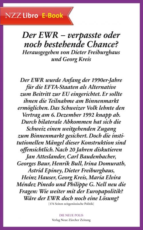 Cover of the book Der EWR - verpasste oder noch bestehende Chance? by , Neue Zürcher Zeitung NZZ Libro