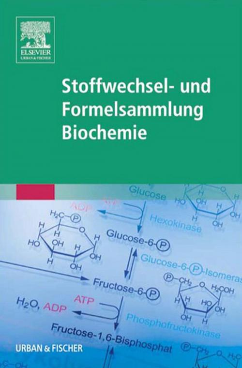 Cover of the book Stoffwechsel- und Formelsammlung Biochemie by Graphik & Text Studio, Elsevier Health Sciences