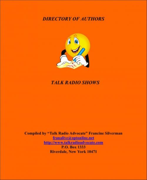 Cover of the book Authors Ebook of Talk Radio Shows by Francine Silverman, BookRix