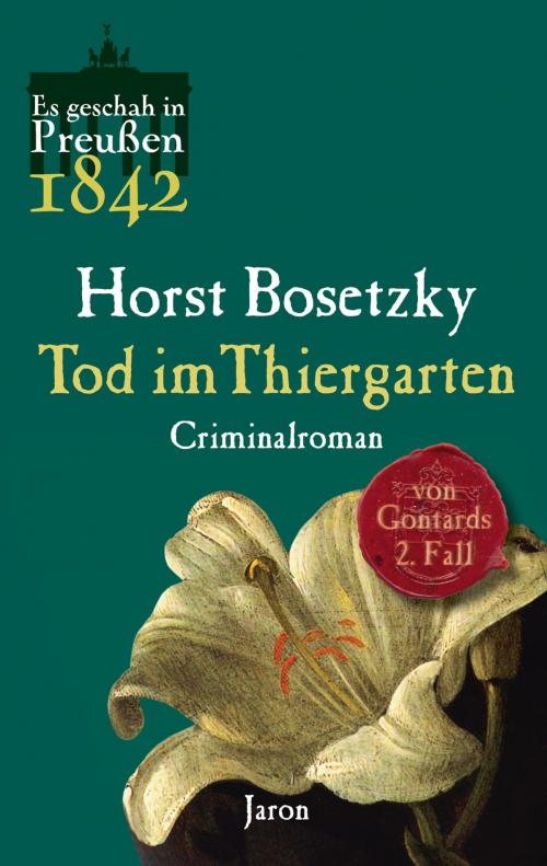 Cover of the book Tod im Thiergarten by Horst Bosetzky, Jaron Verlag
