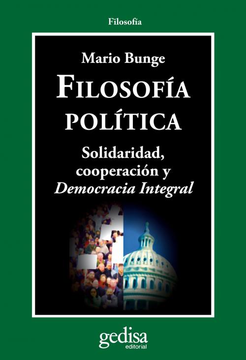 Cover of the book Filosofía política by Mario Bunge, Gedisa Editorial