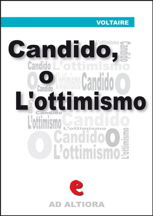 Cover of the book Candido, o l'ottimismo by Voltaire, Kitabu
