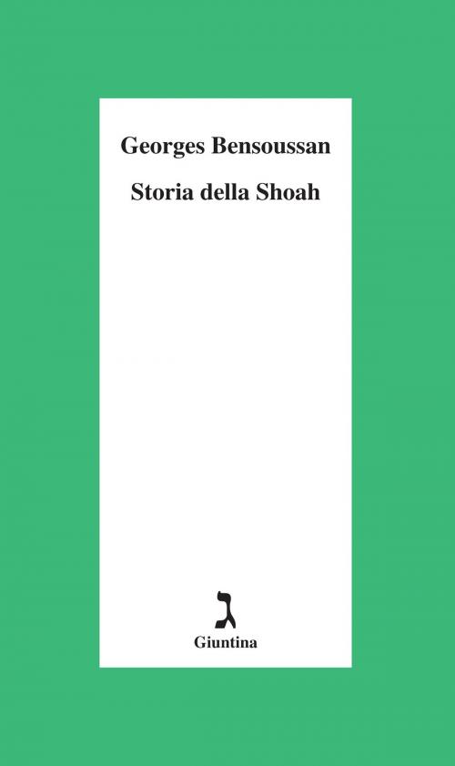 Cover of the book Storia della Shoah by Georges Bensoussan, Giuntina