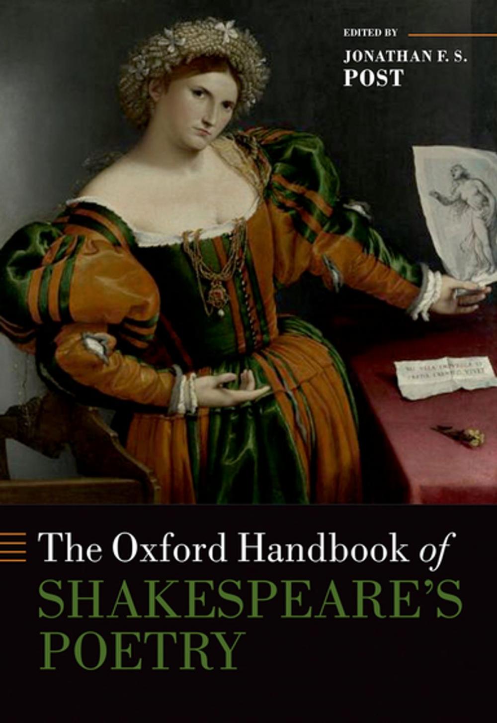 Big bigCover of The Oxford Handbook of Shakespeare's Poetry