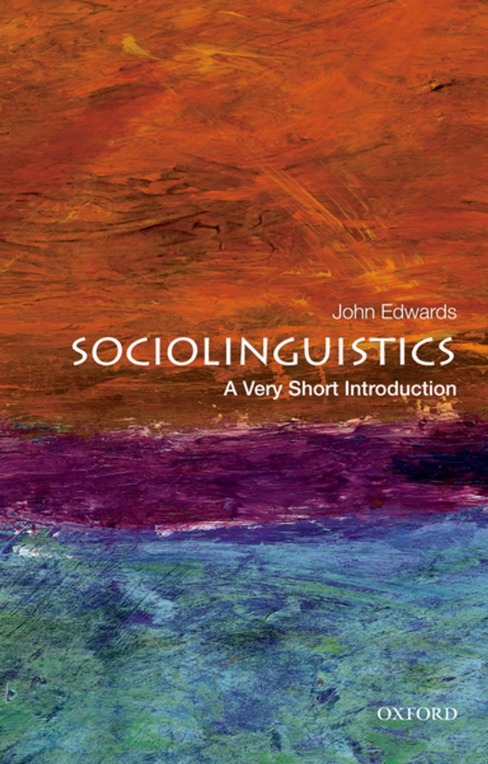 Big bigCover of Sociolinguistics: A Very Short Introduction