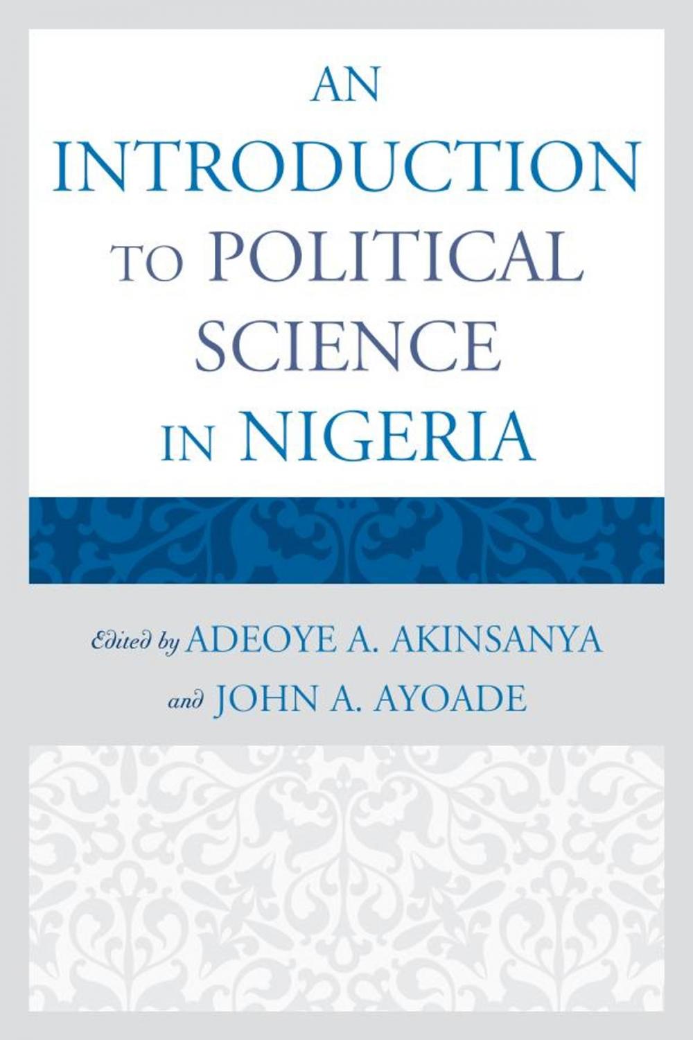 Big bigCover of An Introduction to Political Science in Nigeria