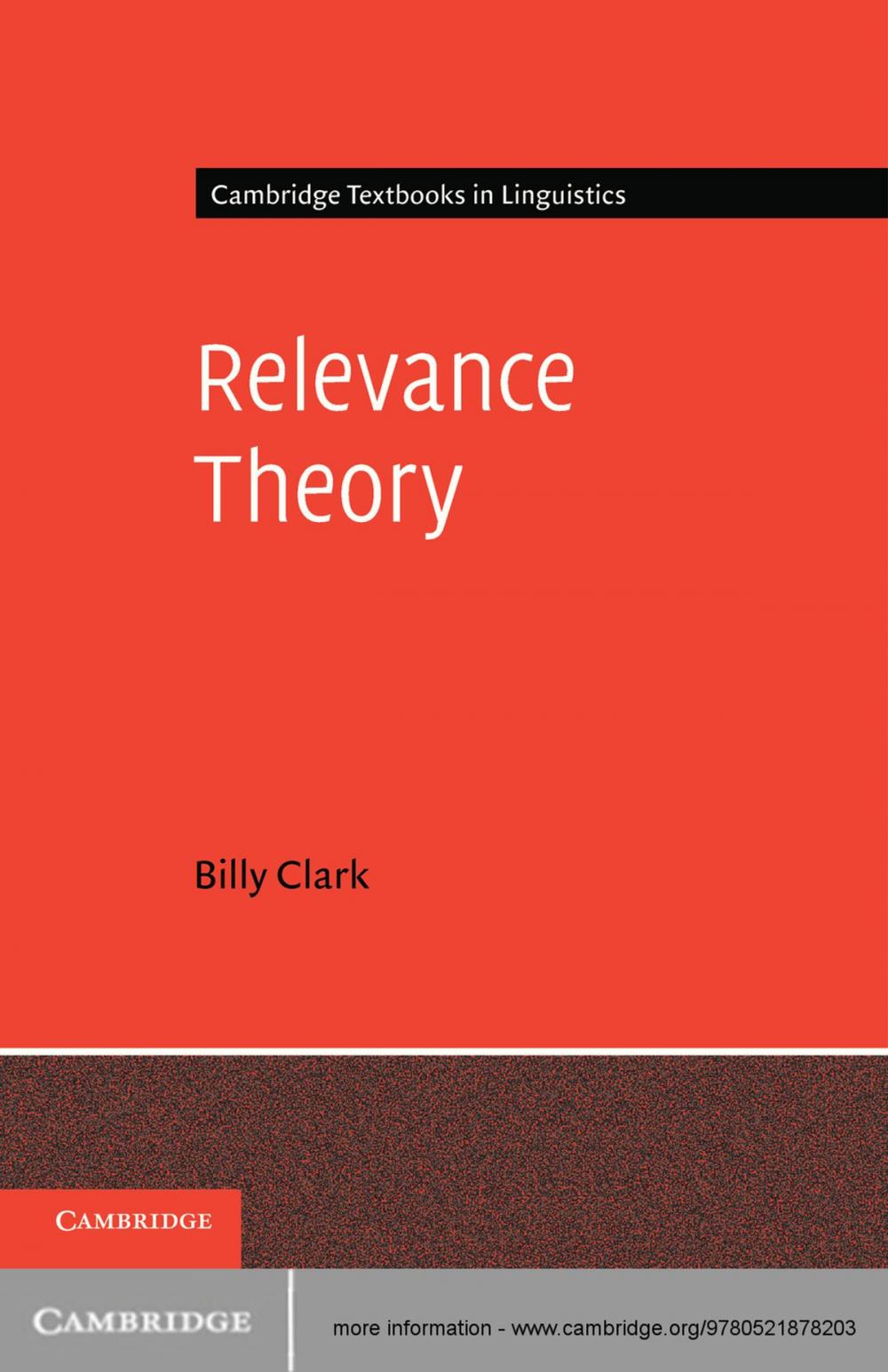 Big bigCover of Relevance Theory