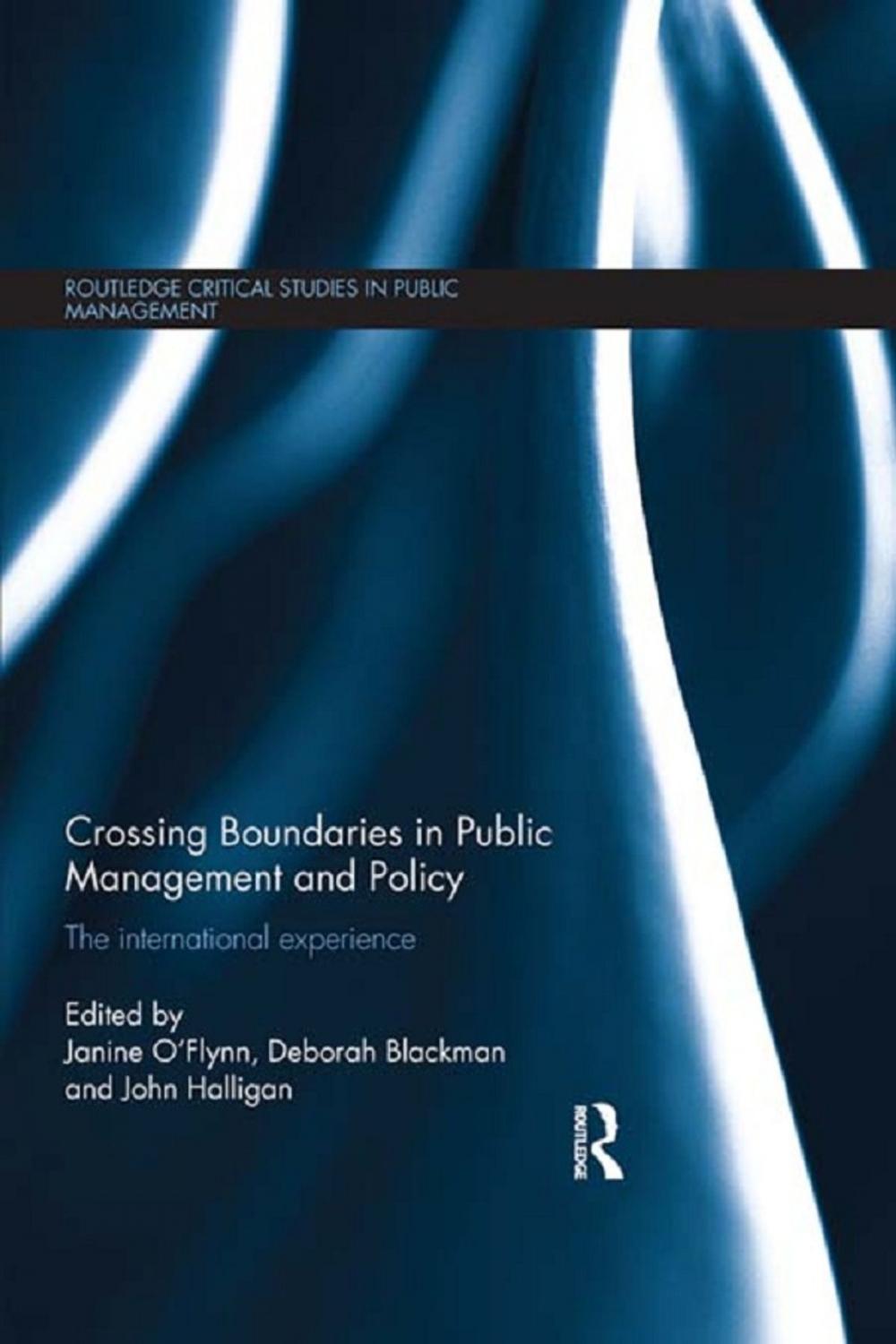 Big bigCover of Crossing Boundaries in Public Management and Policy