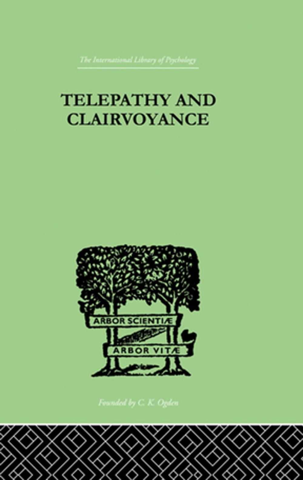 Big bigCover of Telepathy and Clairvoyance
