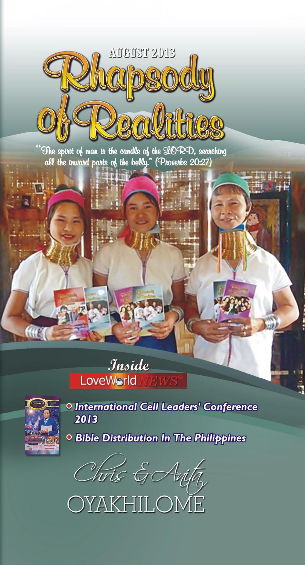 Big bigCover of Rhapsody of Realities August 2013 Edition