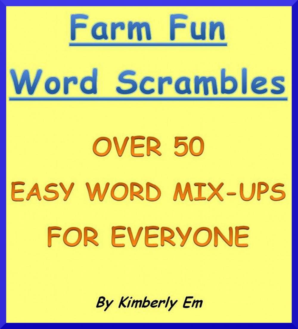 Big bigCover of Farm Fun Word Scramble: Over 50 Word Puzzles