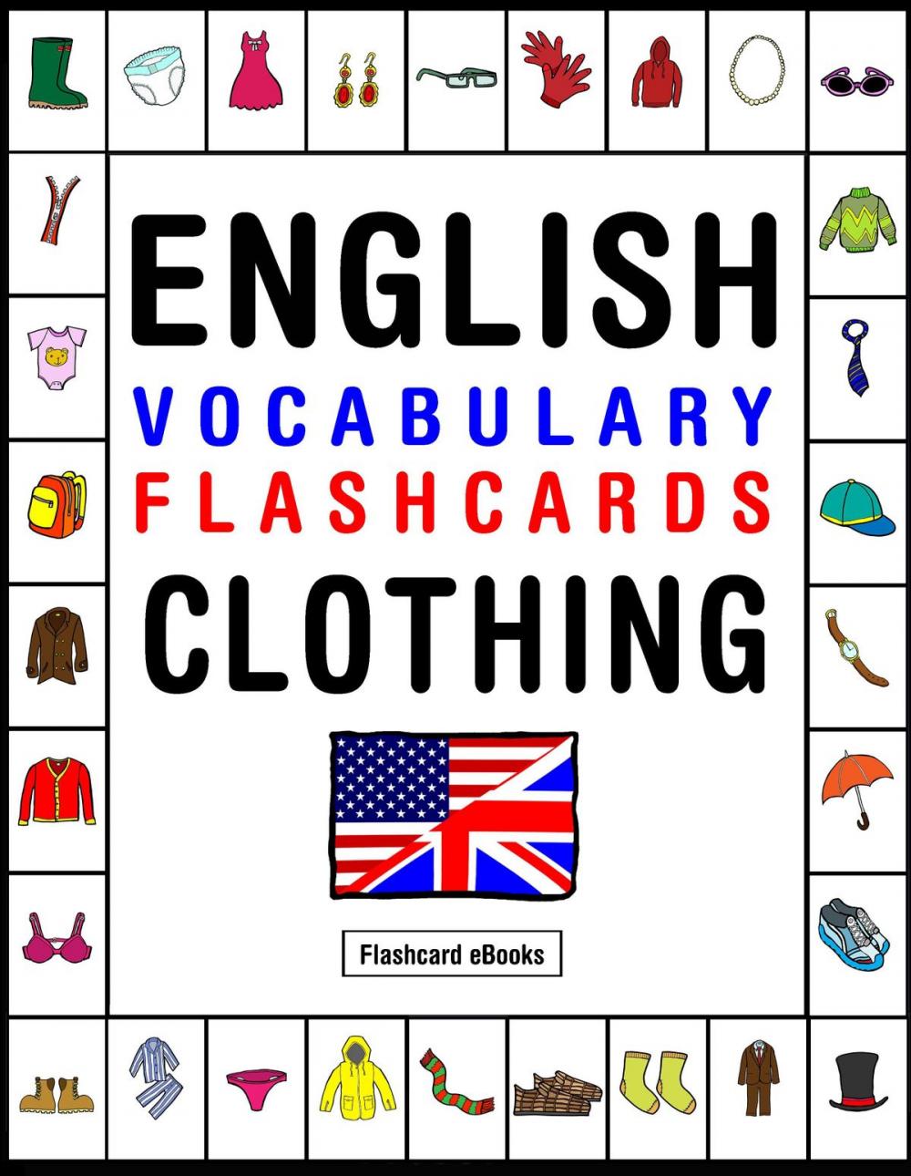 Big bigCover of English Vocabulary Flashcards: Clothing