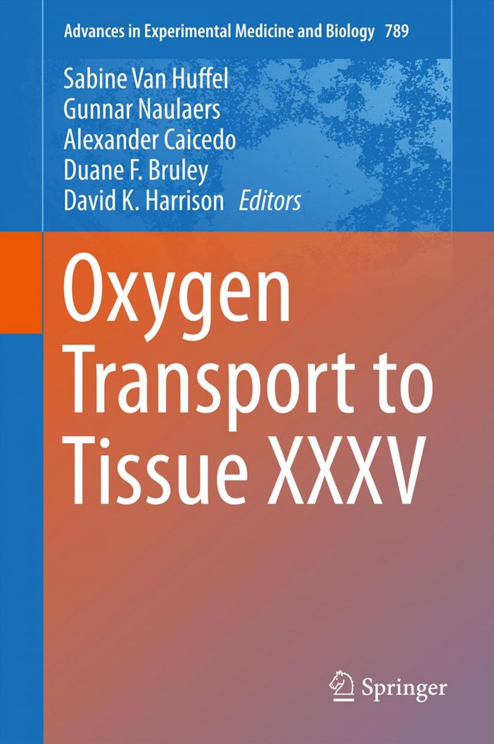 Big bigCover of Oxygen Transport to Tissue XXXV