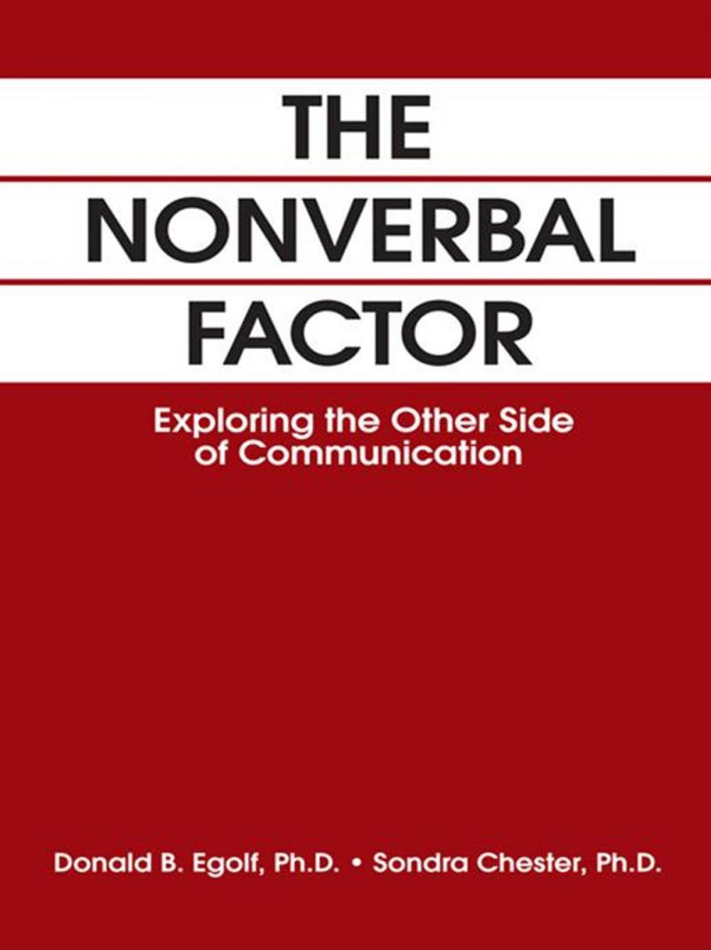 Big bigCover of The Nonverbal Factor