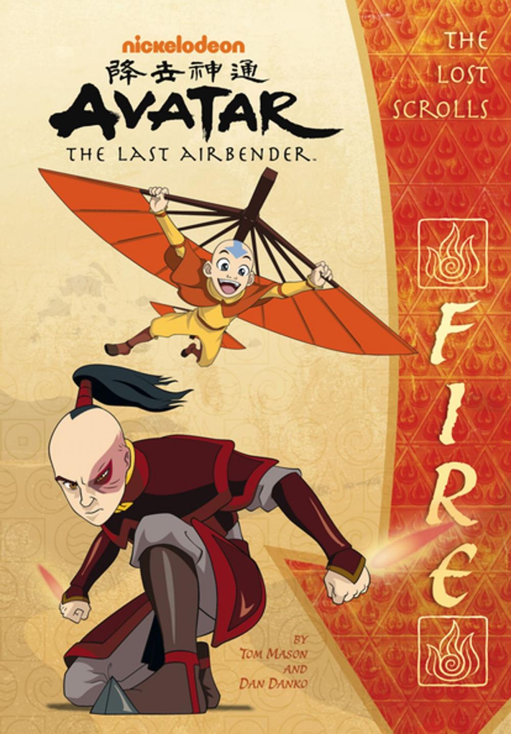 Big bigCover of The Lost Scrolls: Fire (Avatar: The Last Airbender)