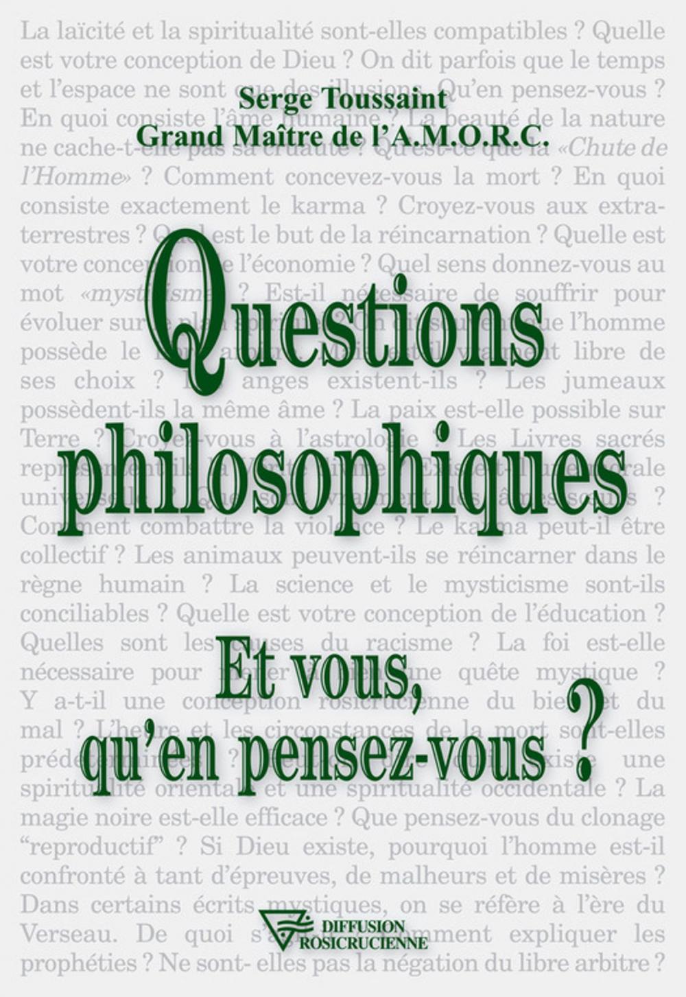 Big bigCover of Questions philosophiques