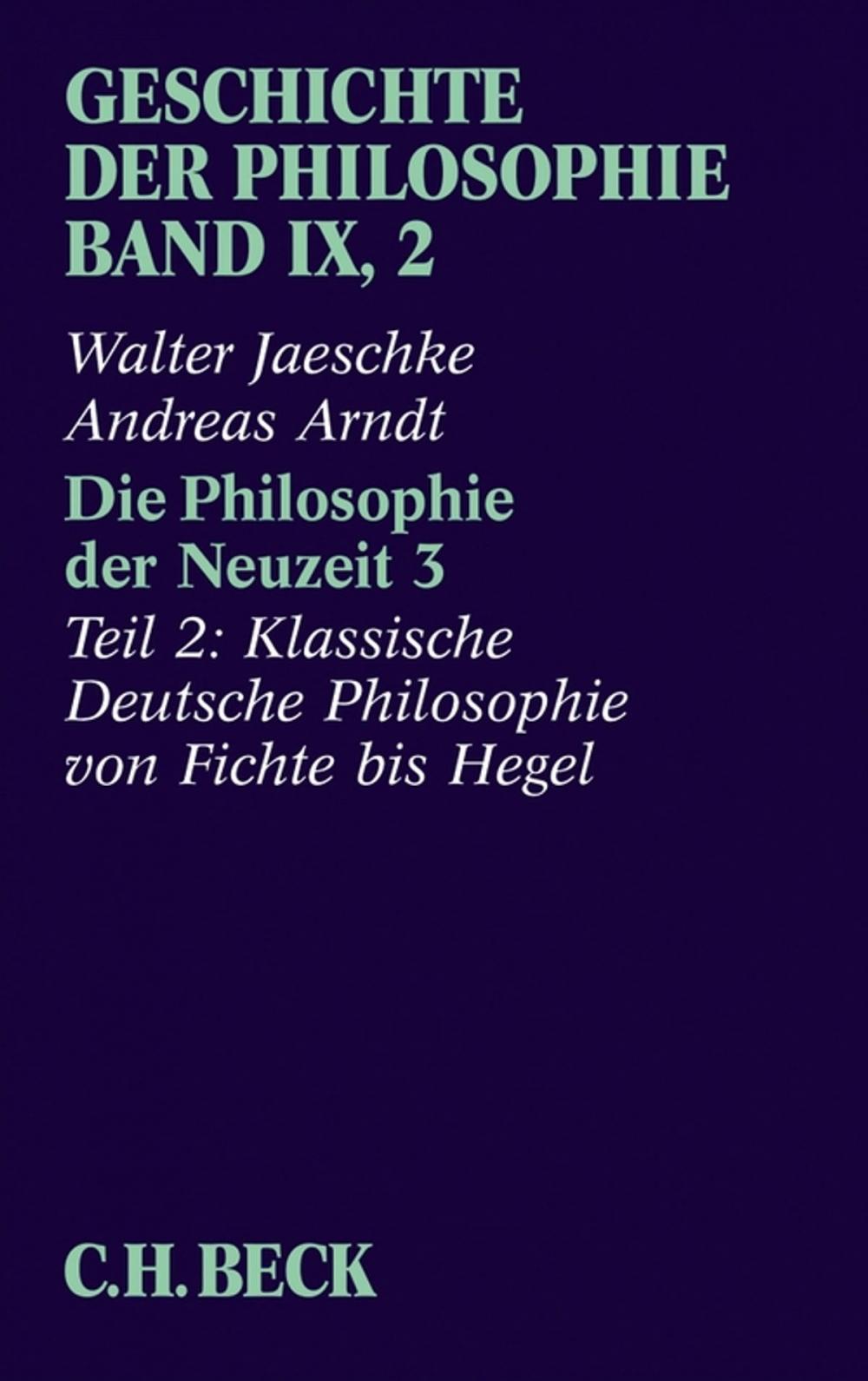 Big bigCover of Geschichte der Philosophie Bd. 9/2: Die Philosophie der Neuzeit 3