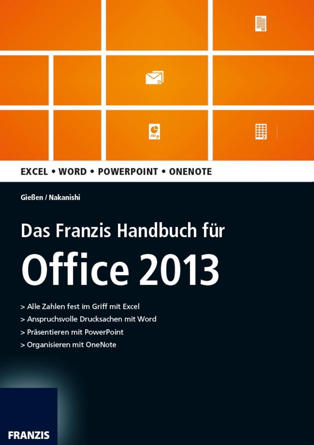 Big bigCover of Das Franzis Handbuch für Office 2013