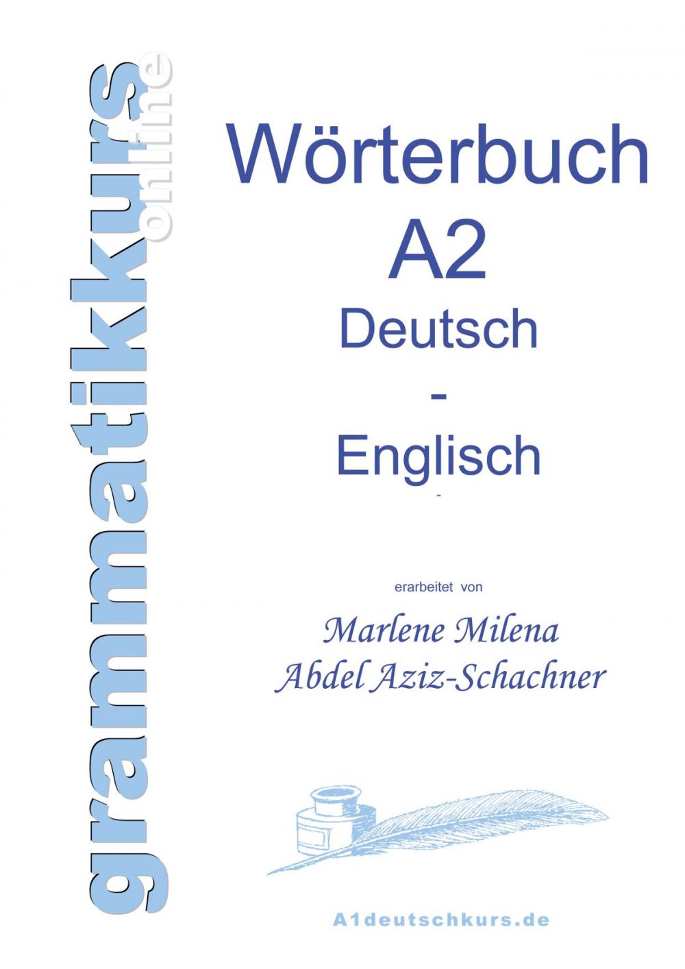 Big bigCover of Wörterbuch Deutsch - Englisch Niveau A2