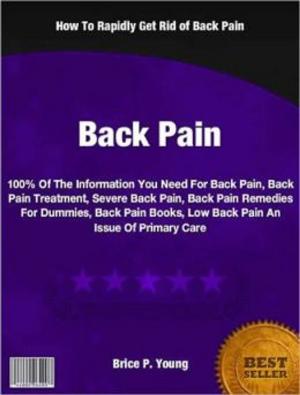 Cover of the book Back Pain by Carolyn Varney