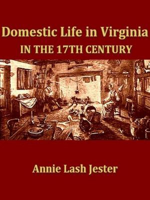 Cover of Domestic Life in Virginia in the Seventeenth Century