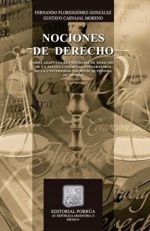 Cover of the book Nociones de derecho by Fernando Castellanos