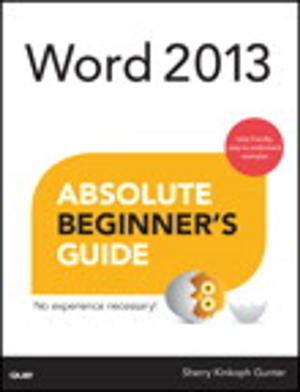 Cover of the book Word 2013 Absolute Beginner's Guide by Chuck Munson