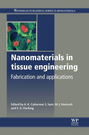 Cover of the book Nanomaterials in Tissue Engineering by Lizhe Tan, Ph.D., Electrical Engineering, University of New Mexico