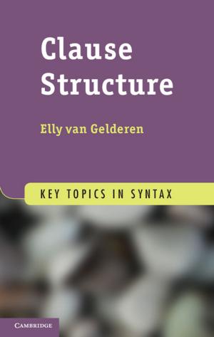 Cover of the book Clause Structure by Avinoam Mann