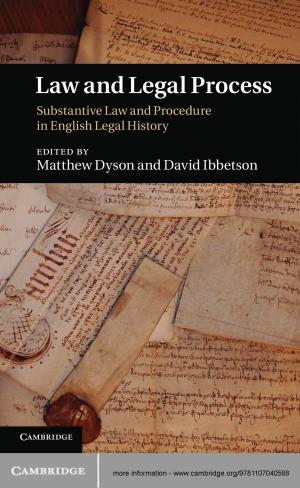 Cover of the book Law and Legal Process by Naomi Carless Unwin