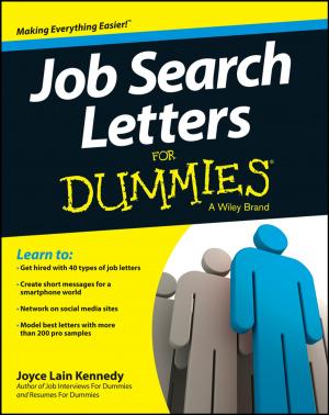 Cover of the book Job Search Letters For Dummies by Adam Gordon
