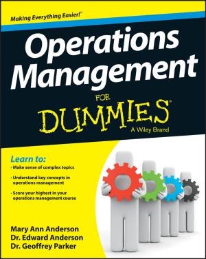 Cover of the book Operations Management For Dummies by Sandra Hardin Gookin, Dan Gookin, May Jo Shaw, Tim Cavell