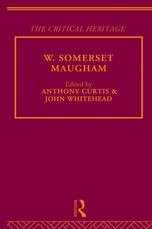 Cover of the book W. Somerset Maugham by MarjorieShepherd Turner