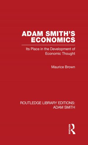 Cover of the book Adam Smith's Economics by Norbert Ebert