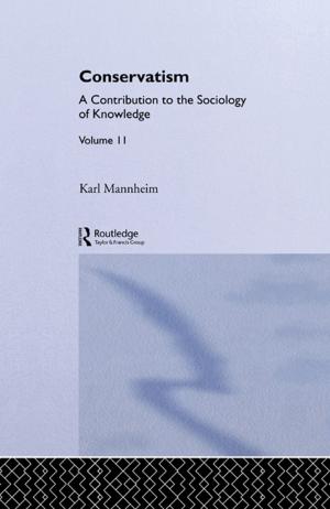 Book cover of Conservatism:Intro Sociol V11