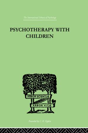 Cover of the book Psychotherapy with Children by C.A. Longhurst