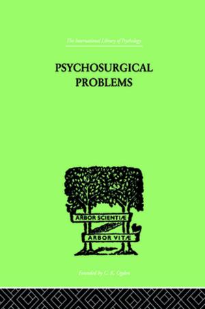 Cover of the book Psychosurgical Problems by Donald W. Boose