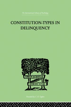 Cover of the book Constitution-Types In Delinquency by Sharada Sugirtharajah