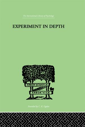 Cover of the book Experiment In Depth by Nigel Rapport