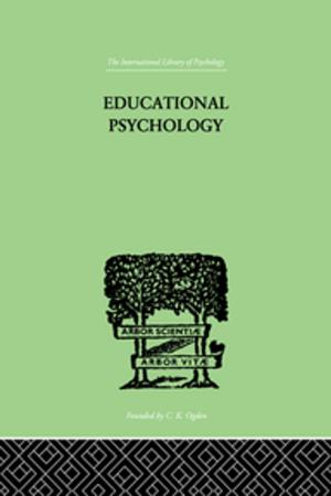 Cover of the book Educational Psychology by SungYong Lee, Alpaslan Ozerdem