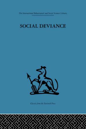 Cover of the book Social Deviance by Pietro Toggia, Pat Lauderdale