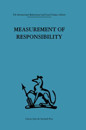 Cover of the book Measurement of Responsibility by Daniel Ness, Chia-Ling Lin