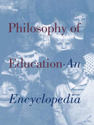 Cover of the book Philosophy of Education by Mr Richard Bradley, Richard Bradley